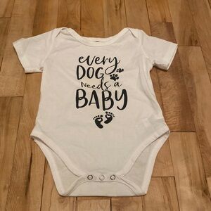 Pat Pat Every Dog Needs a Baby Bodysuit 6-9 M